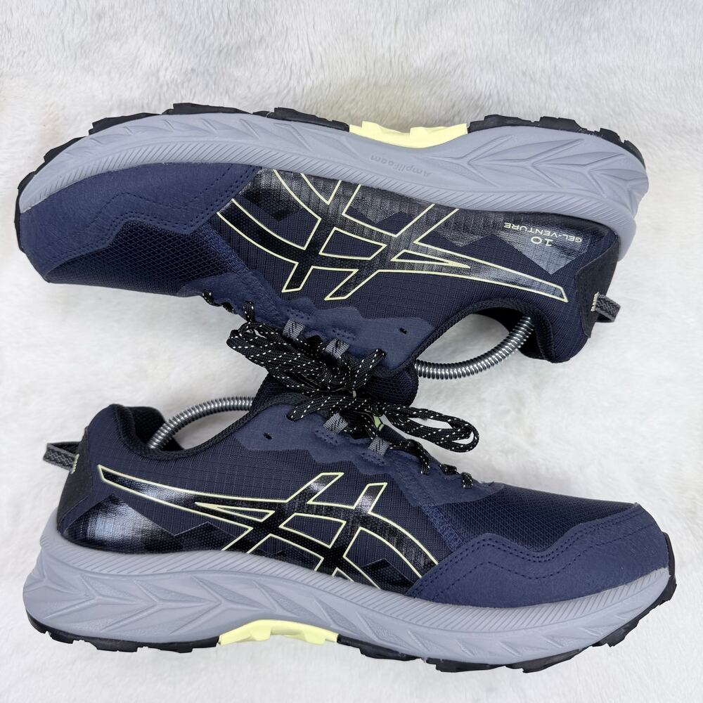 ASICS Gel Venture 10 Mens Trail Running Shoes Navy Size 11.5 1011B967 Shoe - Picture 5 of 10